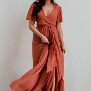 Baltic Born Vaughnie Maxi Dress Dusty Clay